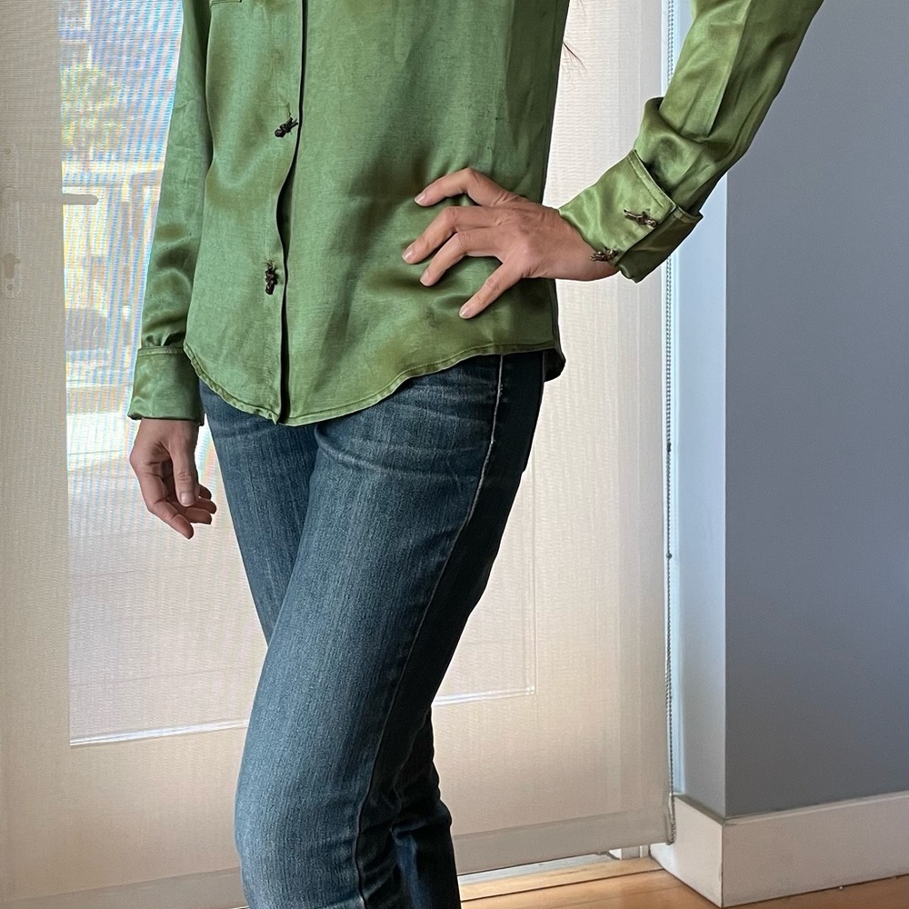 Made in France Green shirt - Heavyweight. Very good condition!